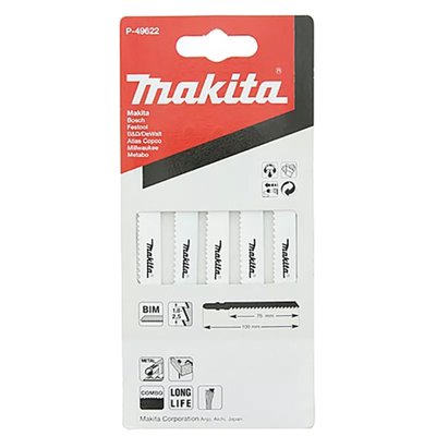 Набір спеціальних пилок ВіМ для різних матеріалів 75 мм Makita (P-49622) P-49622 фото