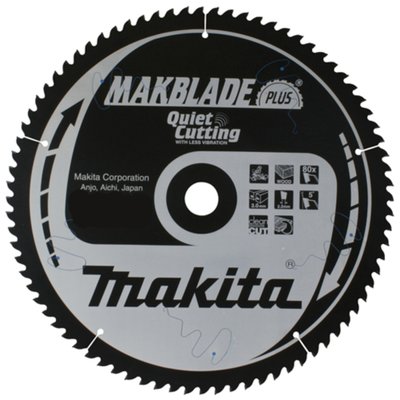 Пиляльний диск Makita MAKBlade Plus 260 мм 80 зубів (B-08779) B-08779 фото