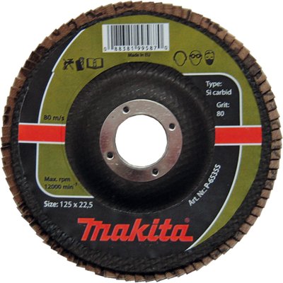 Лепестковый диск для камня карбид кремния Makita 115 мм K120 (P-65327) P-65327 фото