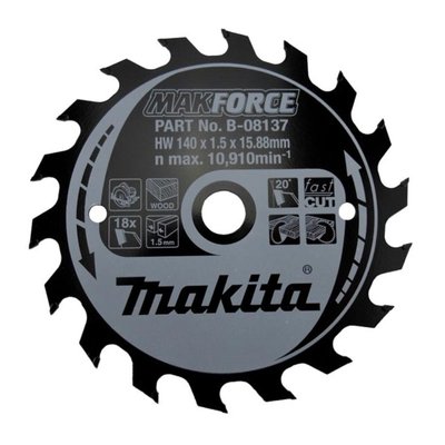 Пиляльний диск Makita MAKForce 140 мм 12 зубів (B-08137) B-08137 фото