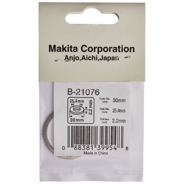 Перехідне кільце 30x25,4x2.2 мм Makita (B-21076) B-21076 фото