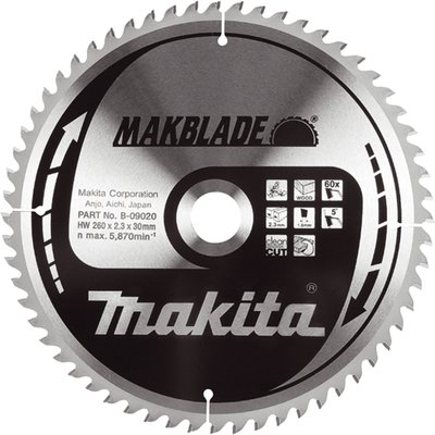Пиляльний диск Makita MAKBlade 216x30 40T Makita (B-08872) B-08872 фото