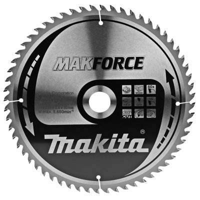 Пиляльний диск Makita MAKForce 270 мм 60 зубів(B-08573) B-08573 фото