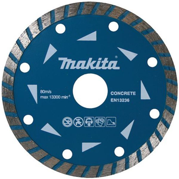Алмазний диск по бетону турбо 125х22.23 мм Makita (D-41632) D-41632 фото