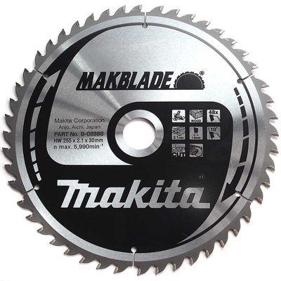 Пиляльний диск Makita MAKBlade 255x30 48T (B-08888) B-08888 фото