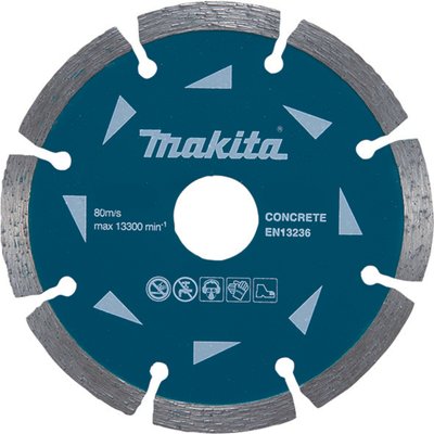 Алмазный диск по бетону сегмент 230х22.23 мм Makita (D-41610) D-41610 фото