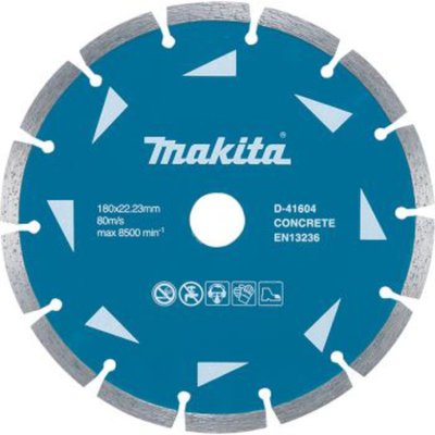 Алмазный диск по бетону сегмент 180х22.23 мм Makita (D-41604) D-41604 фото