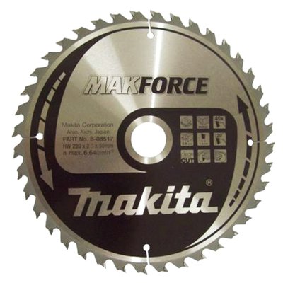 Диск пильний по деревині MAKForce 230x30 мм 40Т Makita (B-08517) B-08517 фото
