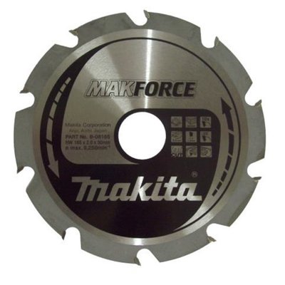Пиляльний диск Makita MAKForce 165 мм 10 зубів (B-08165) B-08165 фото