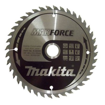 Пильный диск Makita MAKForce 160 мм 40 зубьев (B-08420) B-08420 фото